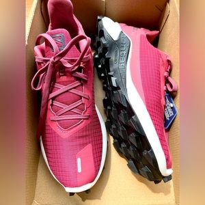 Salomon Alphacross 3 Earth Red Women's Trail Running Shoes Size 7